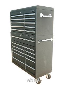 06 US PRO Tools Black Steel Chest Box Snap Up cabinet tool box FINANCE AVAILABLE