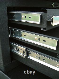 06 US PRO Tools Black Steel Chest Box Snap Up cabinet tool box FINANCE AVAILABLE