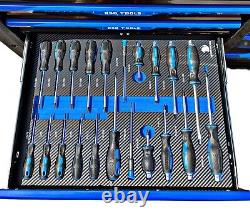 12 Drawer XXL Tool Chest Trolley With 6 Drawers Full Of Tools Plus Wood Top