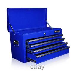 162 Us Pro Tools Blue Mechanics 6 Drawer Tool Storage Chest Box Cabinet
