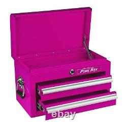 18-Inch 2-Drawer 18G Steel Mini Top Chest, Pink