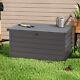200/350/600l Storage Cabinet Garden Lockable Chest Box Tool Shed Patio Container