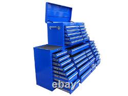 22 US PRO Tools Blue Tool Chest Box Steel Drawers Snap It Up 2 side cabinet 75