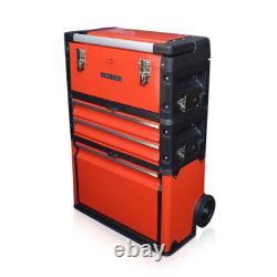 315 US PRO Tools Red Mobile Rolling Chest Trolley Cart cabinet Wheels Tool Box