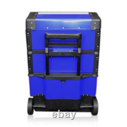 316 US PRO Tools Blue Mobile Rolling Chest Trolley Cart cabinet Wheels Tool Box
