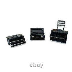 317 US PRO Tools Black Mobile Rolling Chest Trolley Cart cabinet Wheels Tool Box