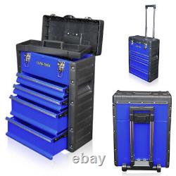 319 US PRO Tools Blue Mobile Roller Chest Trolley Cart Storage cabinet Tool Box