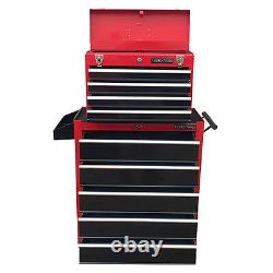 377 Us Pro Tools Red Black Affordable Tool Chest Rollcab Box Roller Cabinet