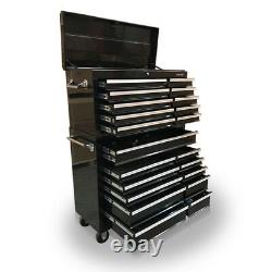 421 US PRO Tools Black Steel Chest Box Snap cabinet tool box FINANCE AVAILABLE