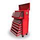 423 Tool Box Roller Cabinet Steel Chest 13 Drawers Gloss Red Us Pro Tools