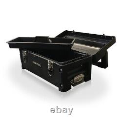 436 US PRO Tools Black Mobile Rolling Chest Trolley Cart cabinet Wheels Tool Box