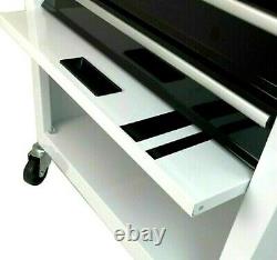 4 Drawer Roll Cab Portable Rolling Steel Cabinet Tool Storage Garage Chest