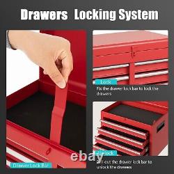 5-Drawer Rolling Tool Chest Tool Storage Cabinet with Lockable Wheels