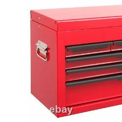6 Drawer Metal Top Chest Garage Tool Storage Box