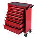7 Drawers Tool Chest Box Roller Cabinet Chest Lockable Garage Tool Storage Red
