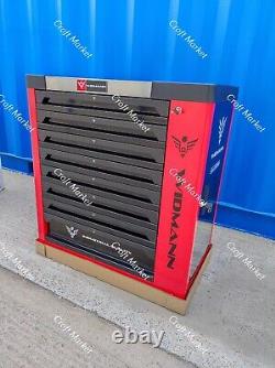 8/5 ToolBox with Tools Steel Workshop Storage Chest Carrier Tool Trolley Cabinet