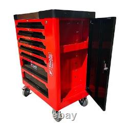 8 Drawers ToolBox with Tools Workshop Storage Chest Carrier