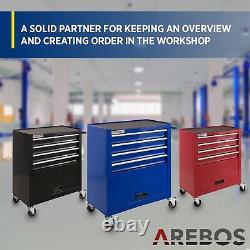 AREBOS Roller Tool Cabinet Storage 4 Drawers Toolbox Tool Chest, Trolley