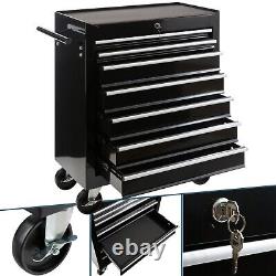 AREBOS Roller Tool Cabinet Storage 7 Drawers Toolbox Tool Chest, Trolley