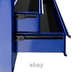 AREBOS Roller Tool Cabinet Storage 7 Drawers Toolbox Tool Chest, Trolley Blue