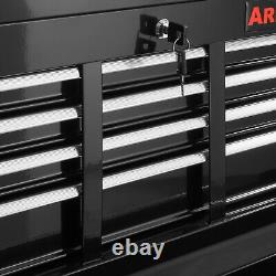 AREBOS Roller Tool Cabinet Storage 9 Drawers Toolbox Tool Chest, Trolley Black