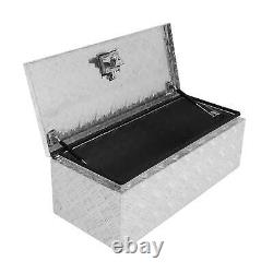 Aluminium Tool Box 60L Lockable Chest 2 Keys Trailer Truck Van Locker Boxes