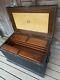 Antique Shipwrights Tool Chest With Fitted Mahogany Interior And Wood Tools