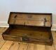 Antique Tool Carpentry Chest, Vintage, Old Case, Rustic, Suitcase, Wooden, Old