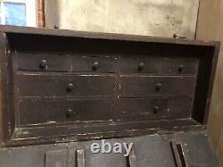 Antique multi drawer Tool chest Workshop/ Merchants Chest Free Local delivery