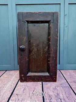 Antique scratch built pine tool chest