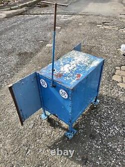 British Leyland Tool Box Pull Along Tool Chest Roll Cab Vintage Tool Trolley