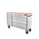 Crytec Power 55 Inch Stainless Steel 55 Inch Tool Chest With 10 Drawers