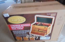 Clarke 7635405 Cmw-9B 9 Drawer Wooden Machinist Tool Chest