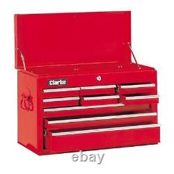 Clarke CTC900C 9 Drawer Ball Bearing Roller Tool Chest 7636012