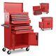 Costway 6-drawer Rolling Tool Chest 2-in-1 Heavy-duty Tool Storage Cabinet