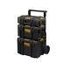 Dewalt Tool Toughsystem 2 Storage Tower 3 Pieces With Wheels Extendable Handle