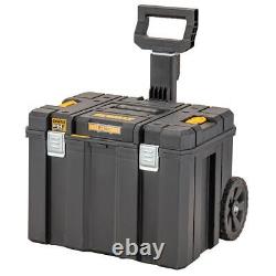 Dewalt TStak 2.0 3 PC Tower Tool Storage Boxes Shallow + Deep Box + Trolley Tote