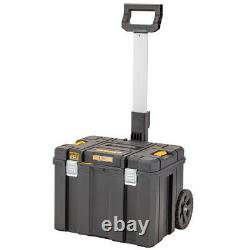 Dewalt TStak 2.0 3 PC Tower Tool Storage Boxes Shallow + Deep Box + Trolley Tote