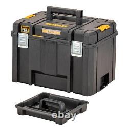 Dewalt TStak 2.0 3 PC Tower Tool Storage Boxes Shallow + Deep Box + Trolley Tote