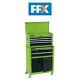 Draper 19566 24 Green Combined Roller Cabinet And Tool Chest 6 Drawer Storage