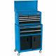 Draper 6 Drawer Combined Roller Cabinet And Tool Chest Blue