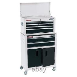 Draper Combined Roller Cabinet Tool Chest 6 Drawer, 24 White Stock No 19576