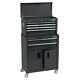 Draper Combined Roller Cabinet And Tool Chest, 6 Drawer, 24, Black 19572