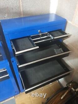 Draper Combined Roller Cabinet and Tool Chest, 6 Drawer, 24, Blue 19563 RHS