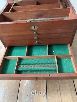 Engineers tool chest, Watch Makers Tool Box, Jewellers Box, campaign Box