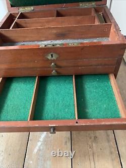 Engineers tool chest, Watch Makers Tool Box, Jewellers Box, campaign Box