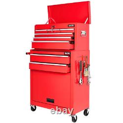 Excel Roller Tool Chest Cabinet 8 Drawers Storage Toolbox Cabinet Mechanics Red