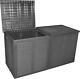 Extra Large Storage Outdoor Box Garden Container Plastic Chest Patio Xl 750l