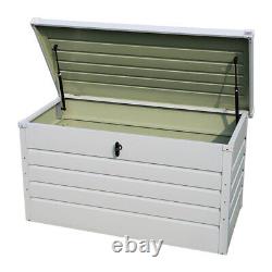 Garden Storage Box Container Tool Cushion Utility Chest Shed Lockable Outdoor