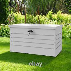 Garden Storage Box Container Tool Cushion Utility Chest Shed Lockable Outdoor